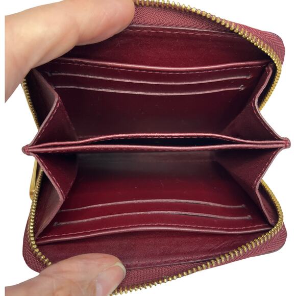 Louis Vuitton Vernis Pomme d’Amour Zippy Coin Purse Wallet Made in France - Picture 8 of 12